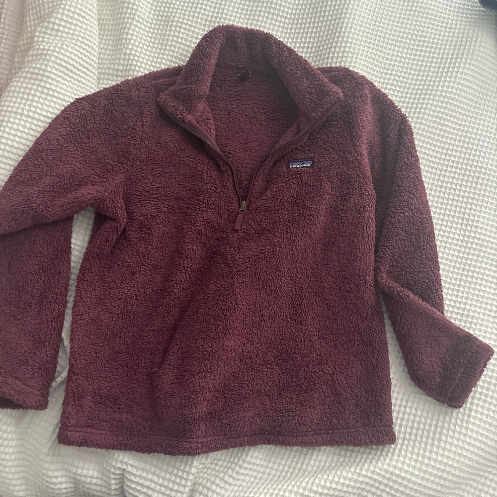 Patagonia Women's Burgundy Fleece Sweater